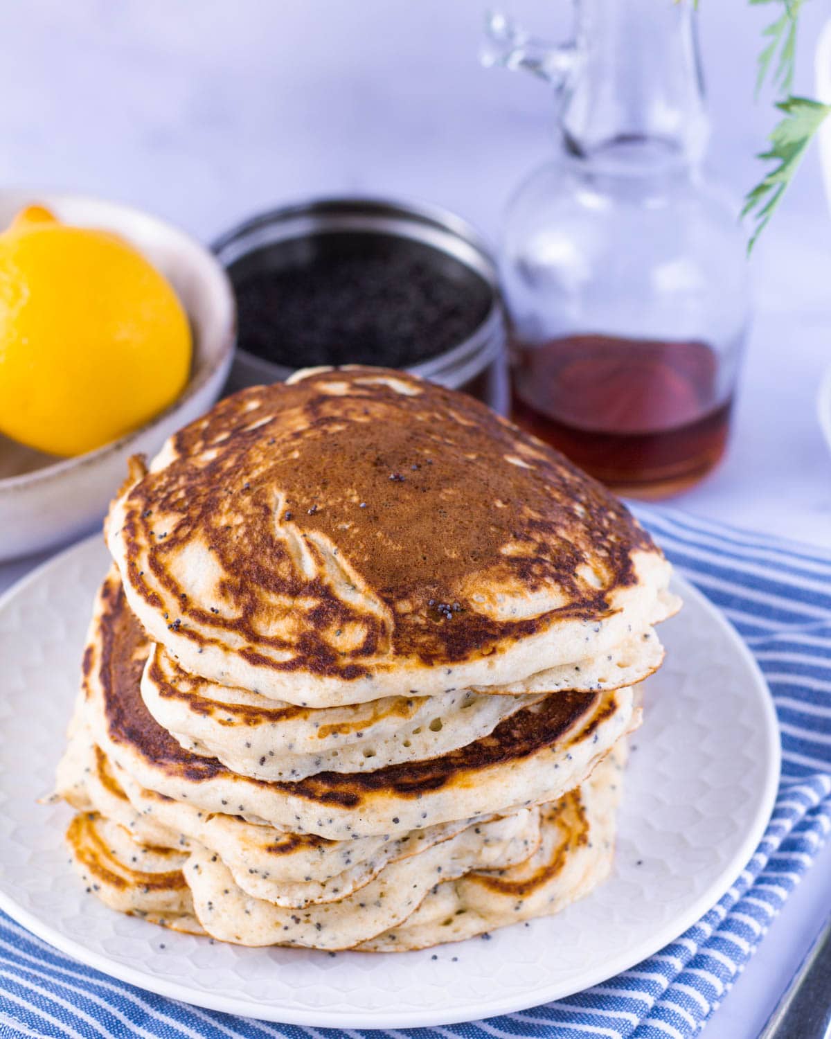 Lemon Poppy Seeds Pancakes recipe