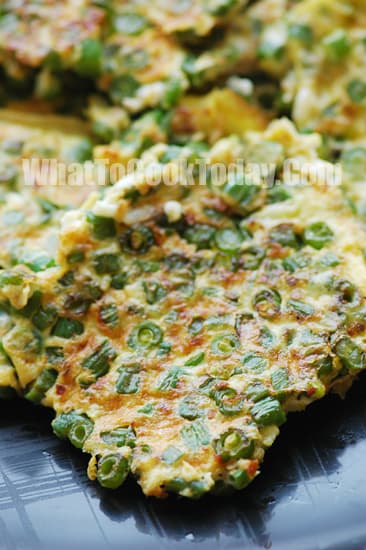 Green Beans And Scrambled Egg Recipe