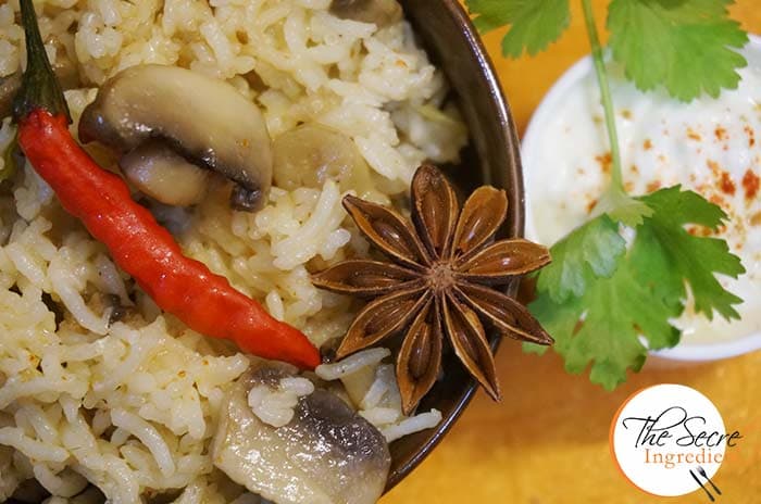 Mushroom Biryani Recipe