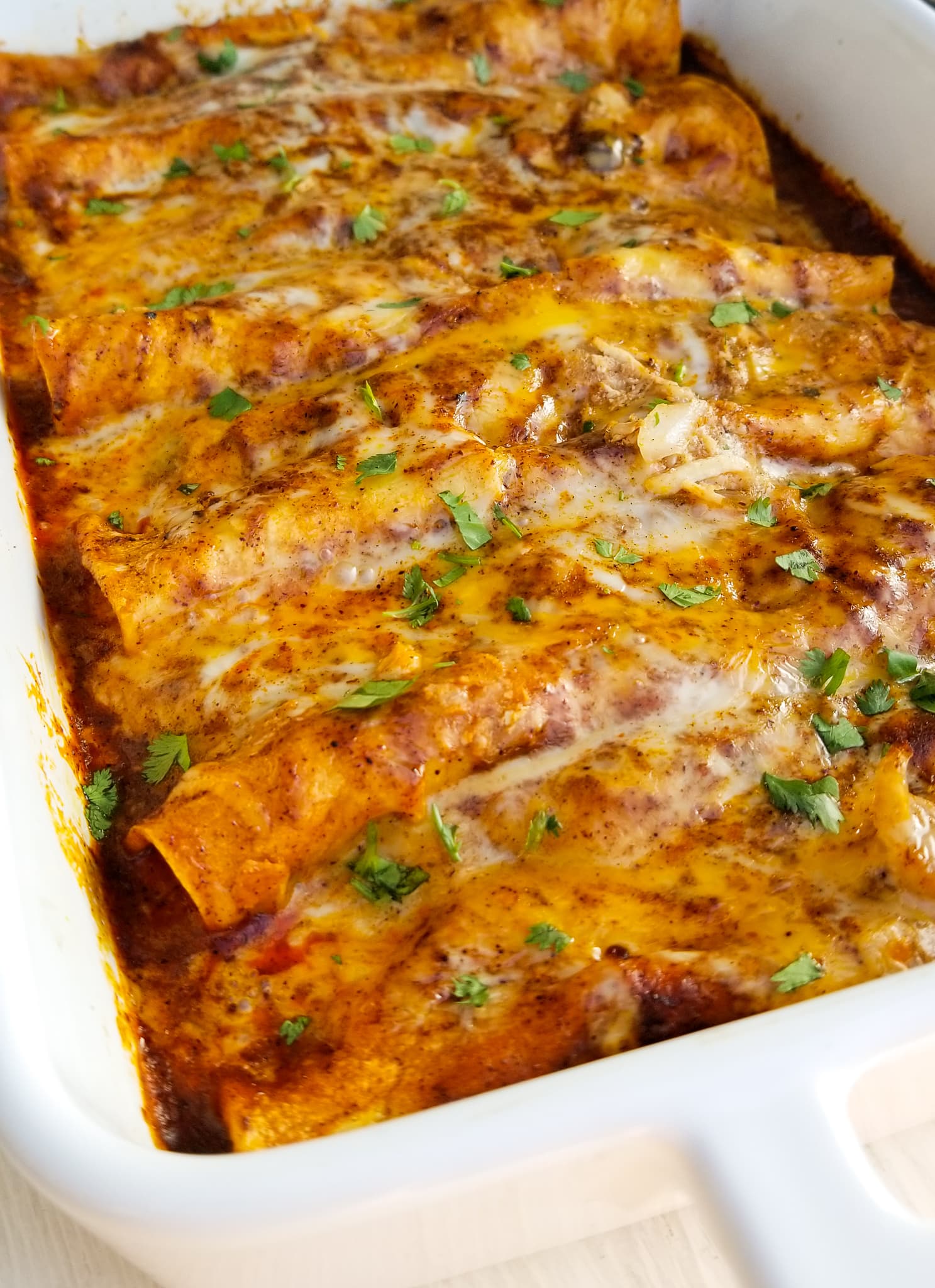 Mexican Cottage Cheese Chicken Enchilada Recipe