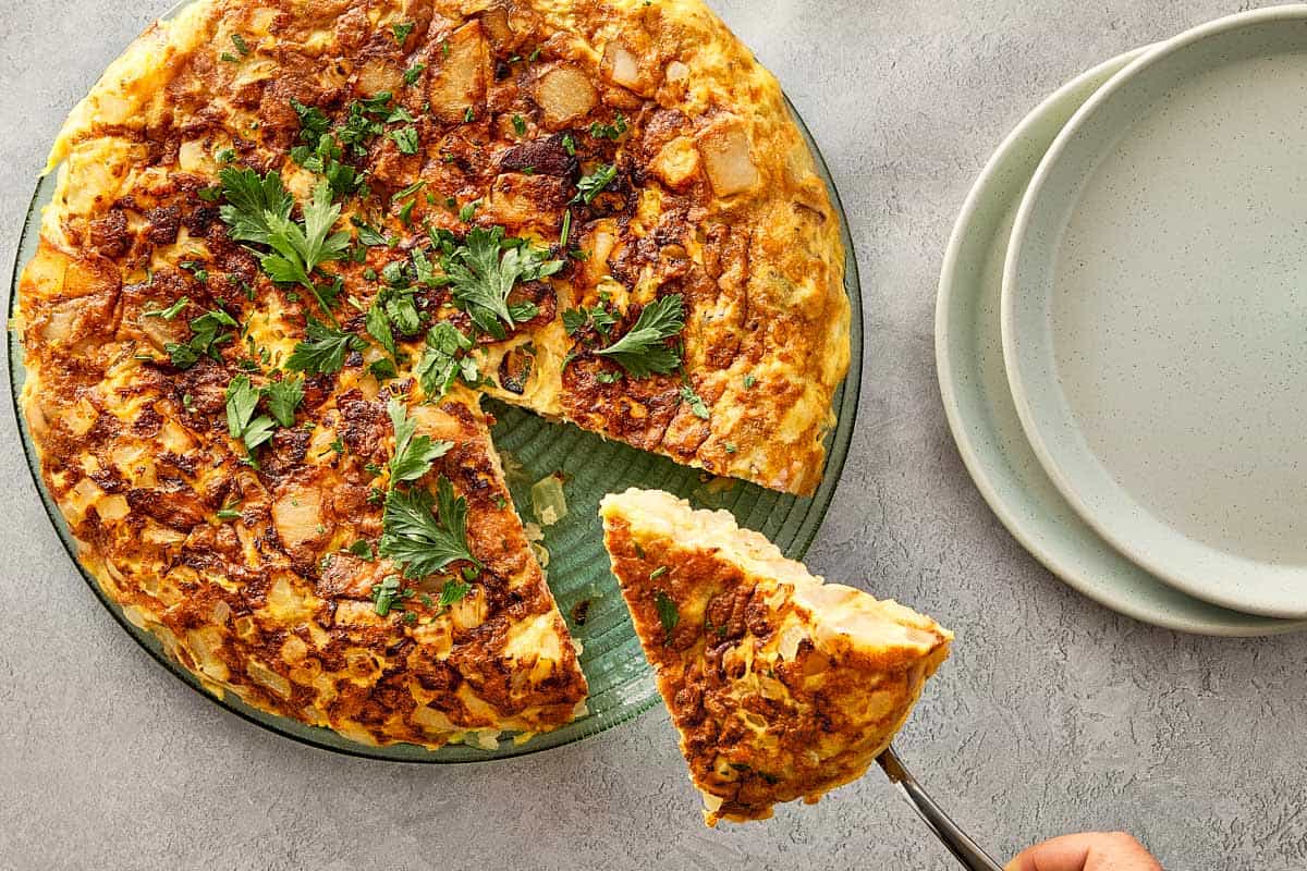 Spanish Omelette Recipe (Tortilla Espanola)