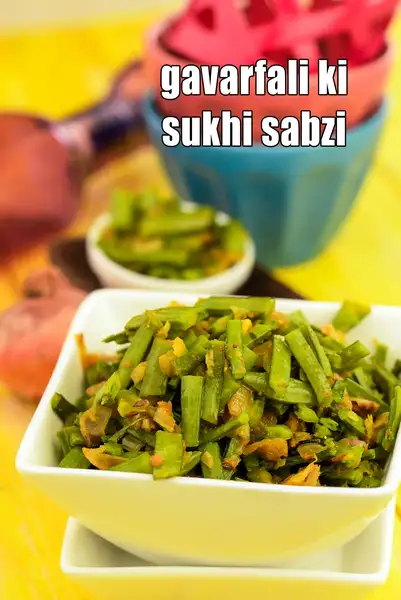 Jhinga Gavar Recipe - Shrimps & Cluster Beans Vegetable