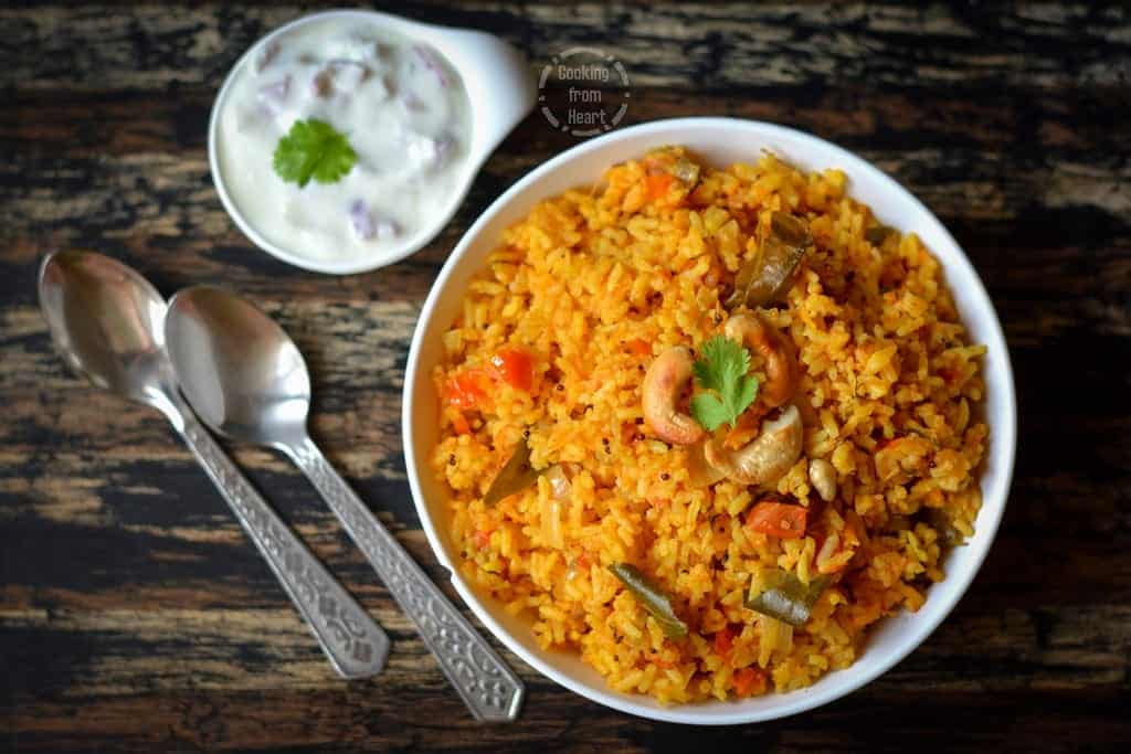 Rice Sizzler With Tomato Coulis Recipe