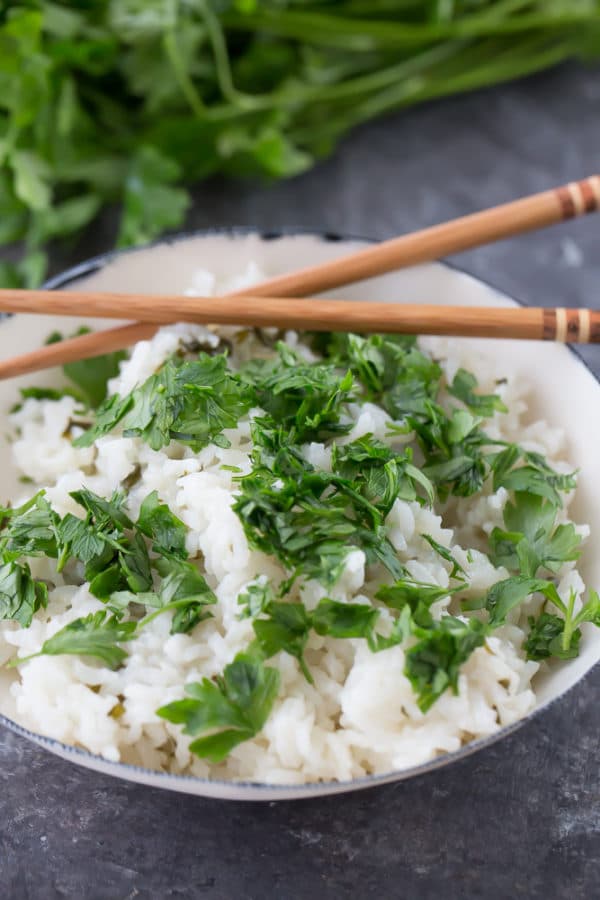 Thai Coconut Garlic Rice Recipe - Thai Coconut Garlic Rice Recipe