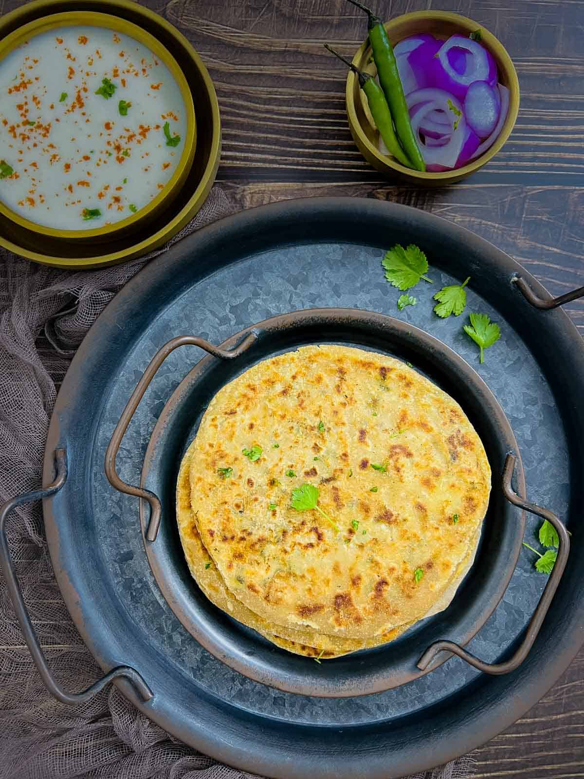 Radish Paratha (Radish Paratha) Recipe
