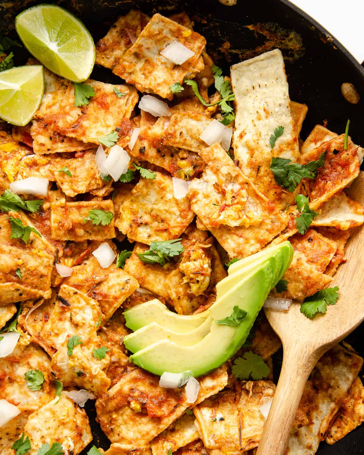 Mexican Style Red Chicken Chilaquiles Recipe