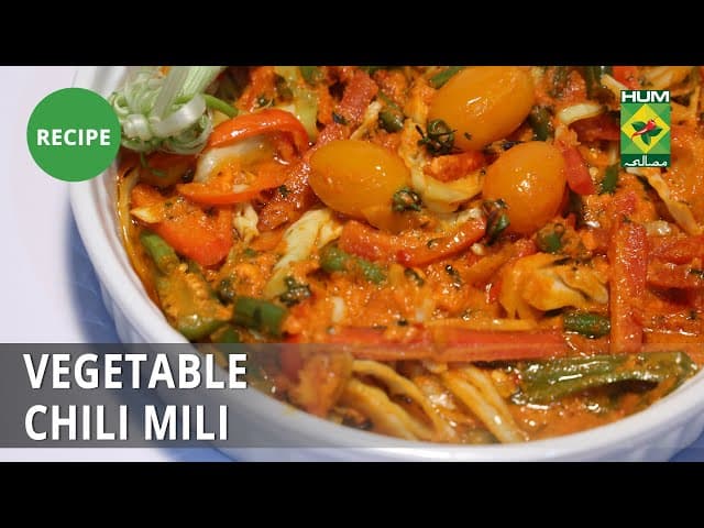 Steamed Vegetables With Chilli Lime Butter Recipe