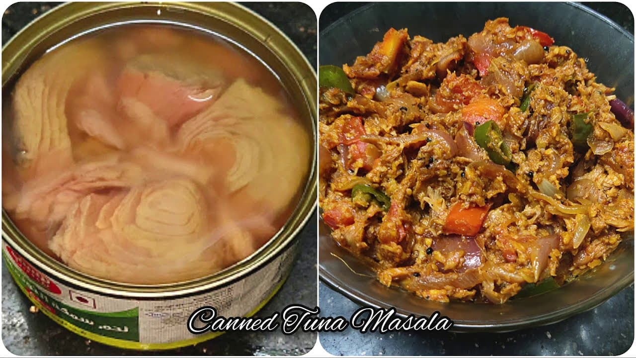 Tuna Rasam Bhaji Recipe (Tuna Sabzi Flavored with Rasam Powder)