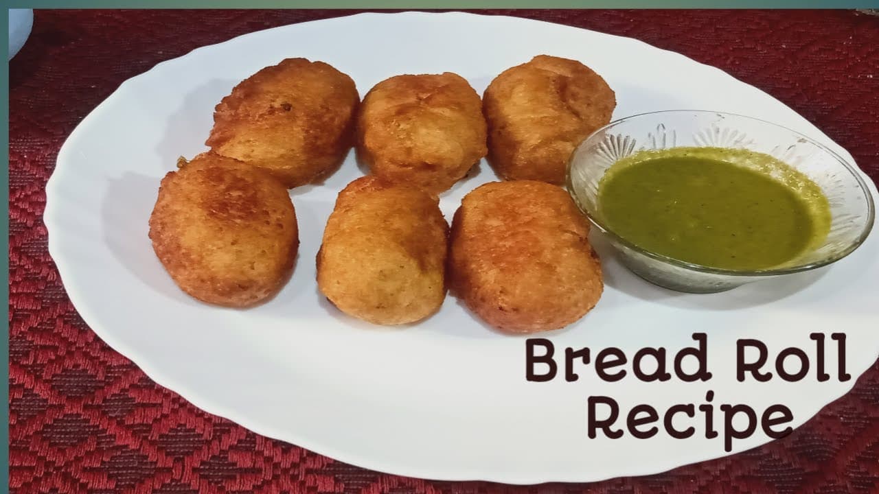 Healthy Aloo Roll Recipe (Baked Bread Potato Roll)