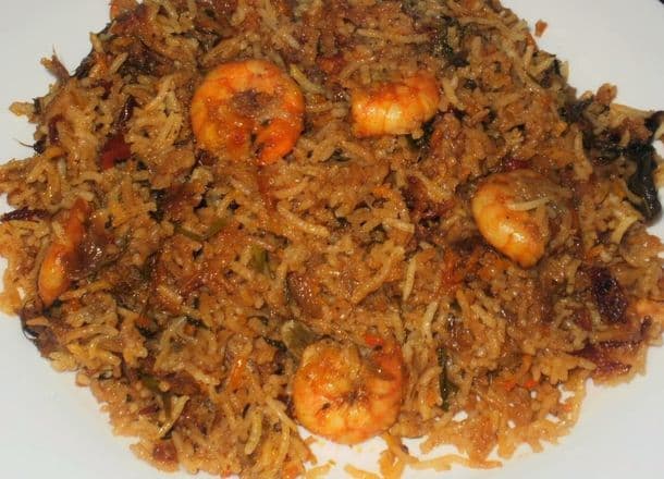 Chettinad Style Prawn Biryani Recipe