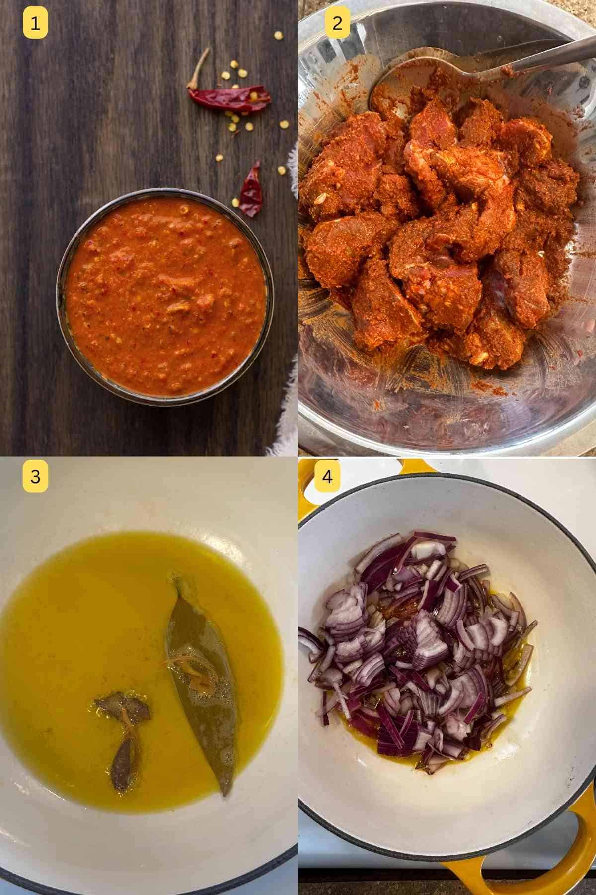 Lugai Gosht Recipe - Mutton In Spicy Tomato Onion Gravy