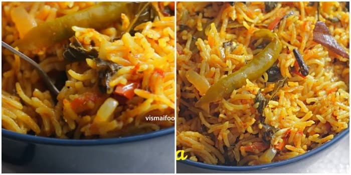 Hyderabad Style Kuska Recipe (Biryani Rice Recipe)