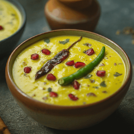 Makhana Moongphali Ki Kadhi Recipe - Navratri Fasting/Vrat Recipe