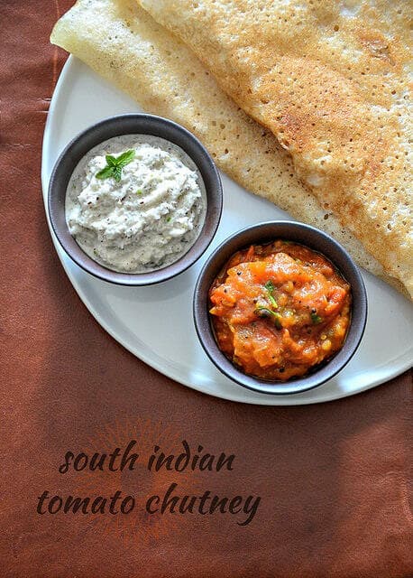Soft Masala Dosa With Red Chutney Recipe
