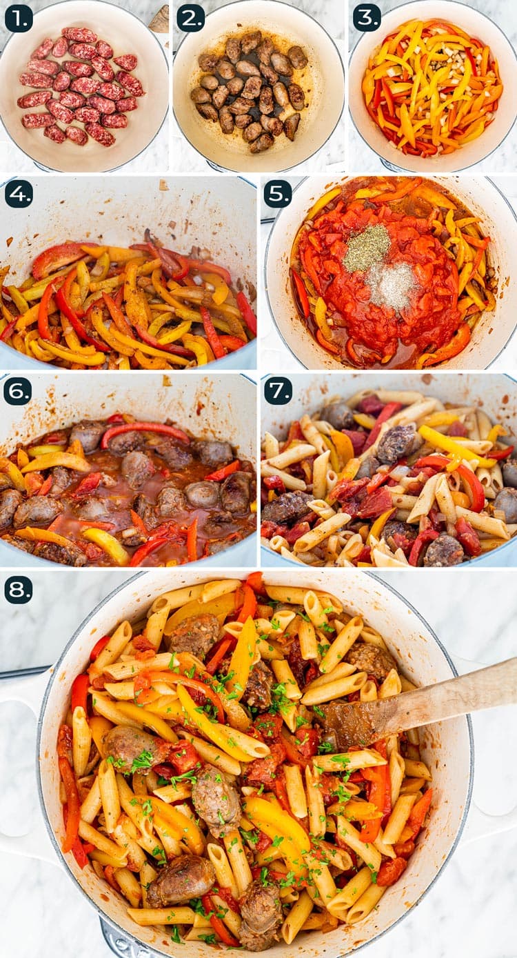 Quick And Spicy Bell Pepper Pasta Recipe