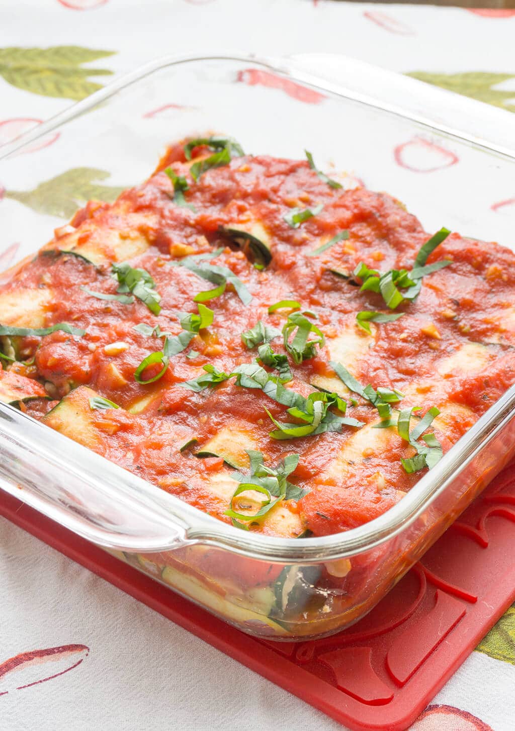 Zucchini Roll Up Lasagne Recipe