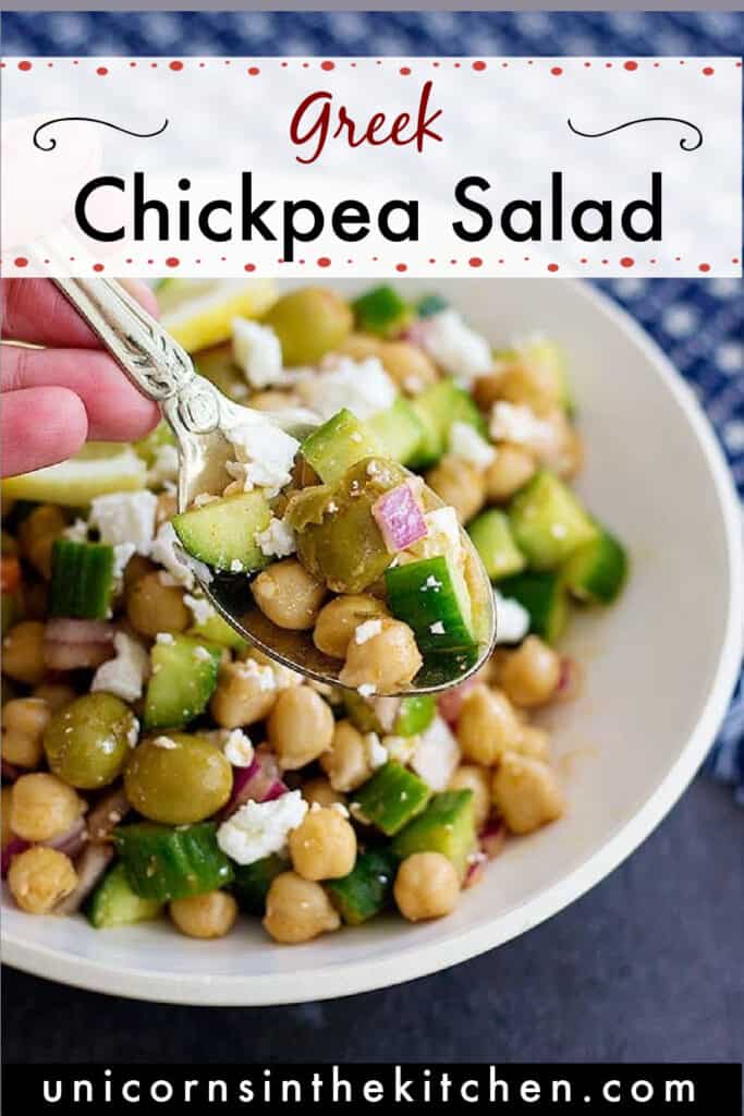 Greek Style Broken Wheat Salad with Chickpeas Fresh Mint & Feta Recipe