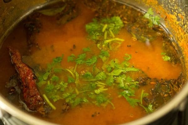 Andhra Steel Ingavu Charu Recipe - Asfoitida Flavored Tamarand Rasam