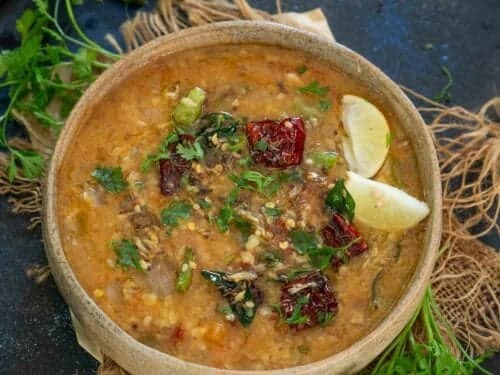 Andhra Style Pappu Charu Recipe (Lentil Soup Style Curry)