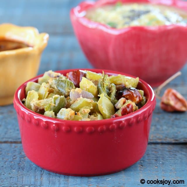 Capsicum Masala Poriyal (Recipe in Hindi)