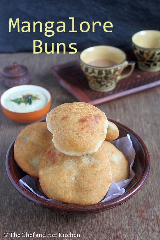 Mangalore Buns Recipe - Puffed Banana Puris