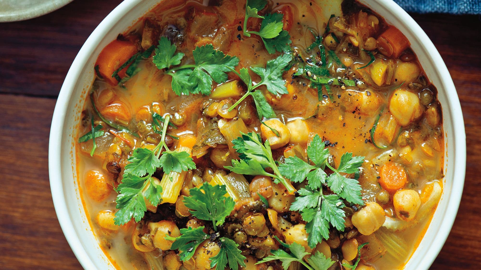 Moroccan Spiced Cauliflower And Almond Soup Recipe