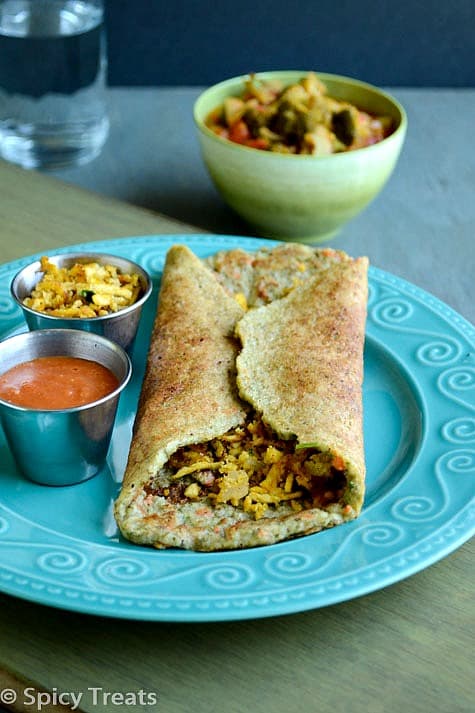 Oats Pesarattu Recipe - Oatmeal & Green Gram Crepes