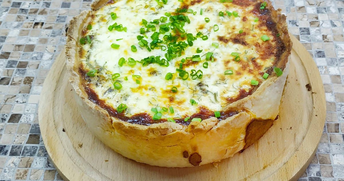 Chicken And Basil Quiche Recipe