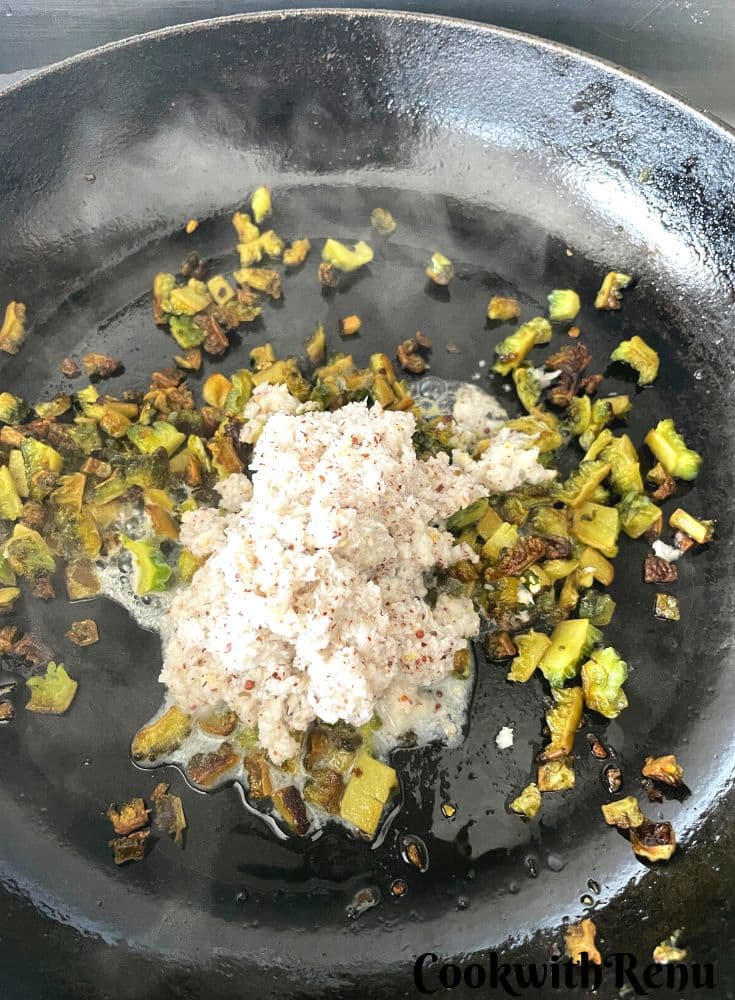 Pavakka Pachadi Recipe - Bitter Gourd Pachadi