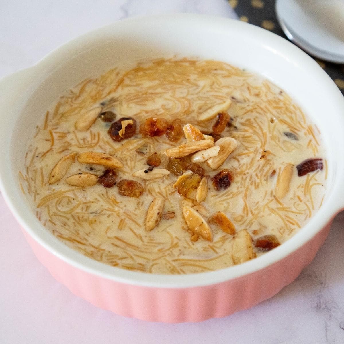 Sheer Khurma Recipe - Seviyan or Vermicelli Kheer Pudding