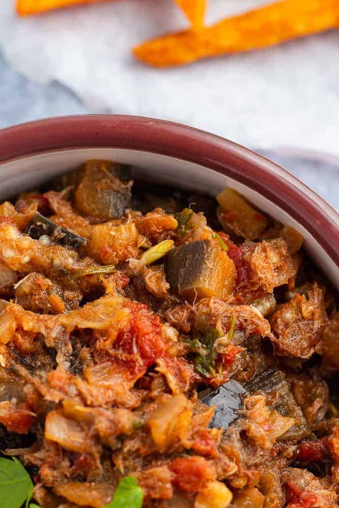 Moroccan Eggplant And Garbanzo Stew Recipe