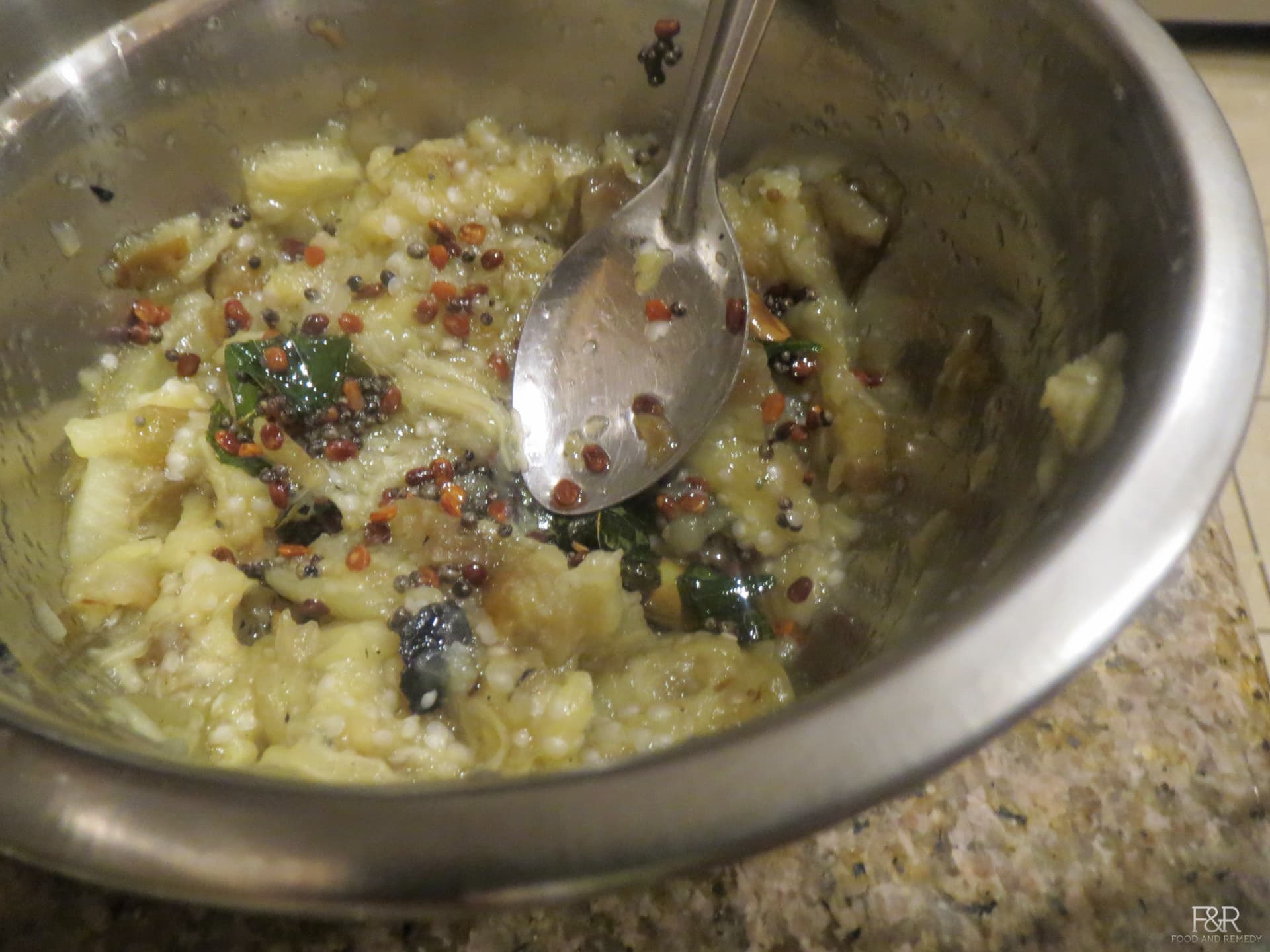 Karnataka Style Badnekayi Mosaru Gojju Recipe