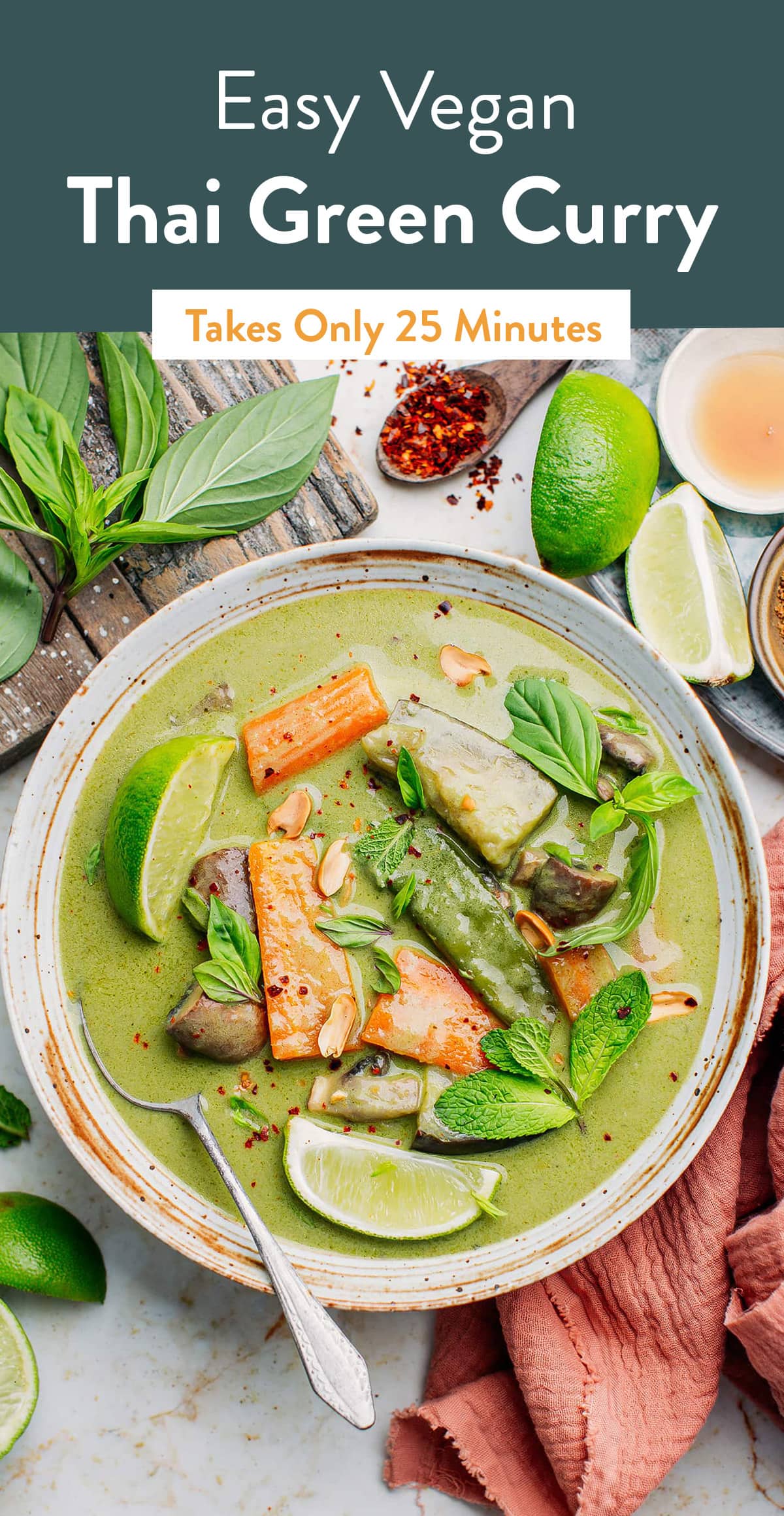 Vegetarian Thai Green Curry Recipe - Vegetarian Thai Green Curry Recipe