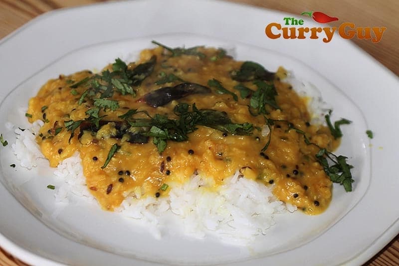Masoor Dal Gassi Recipe - Lentils in Tangy Coconut Curry