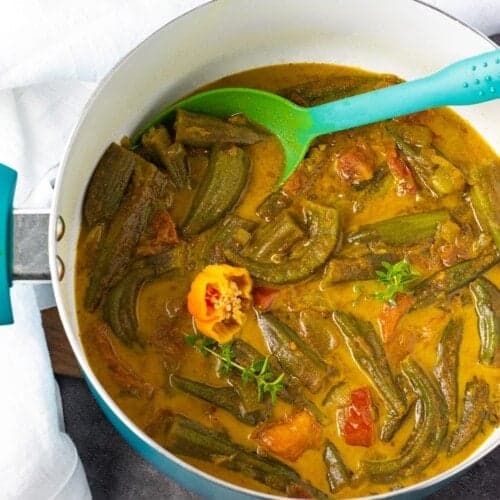 Okra Curry Without Coconut (Recipe In Hindi)