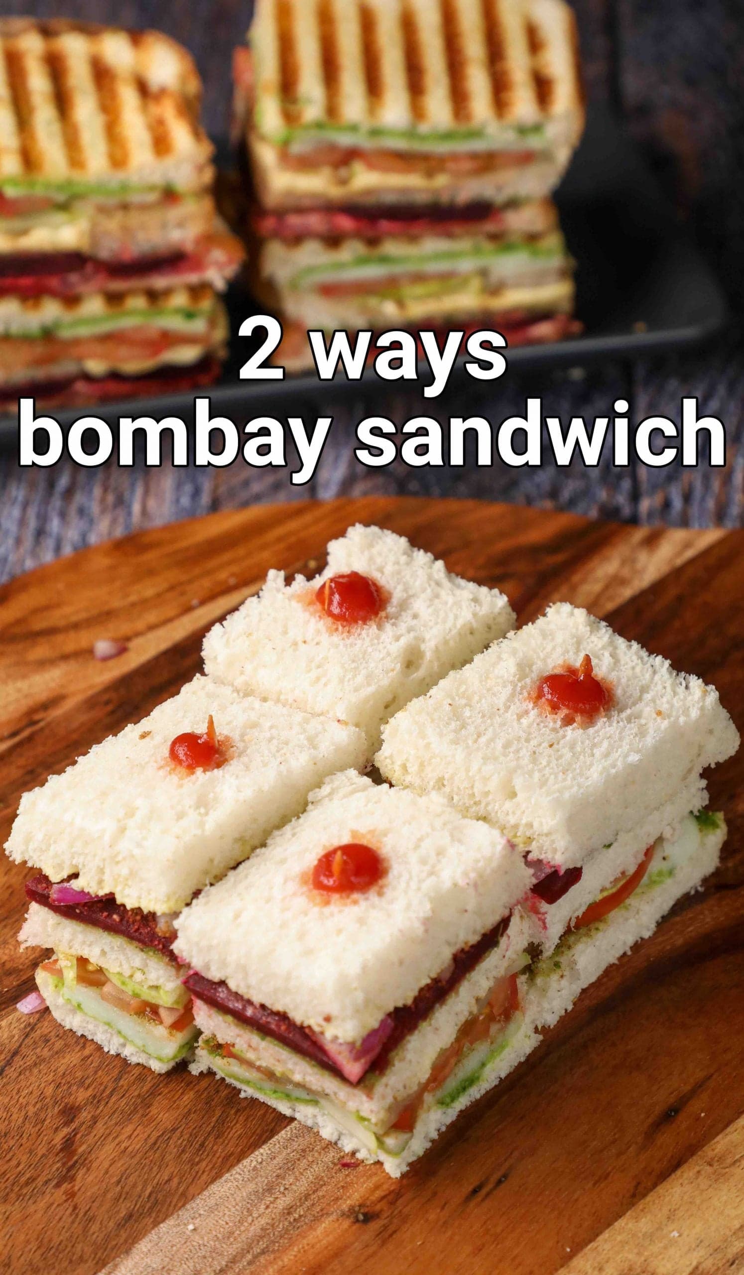 Classic Grilled Tomato Cucumber Chutney Sandwich Recipe