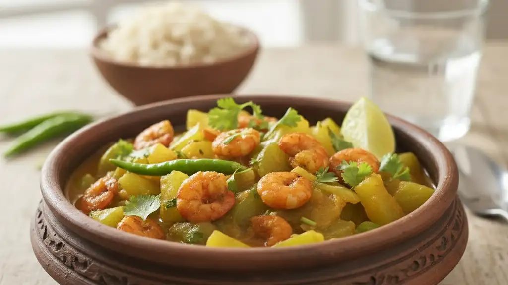 Lau Chingri Recipe (Bottle Gourd And Shrimp Curry)