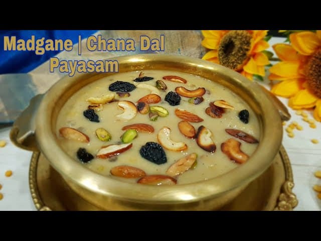 Manganem Recipe - Goan Style Chana Dal Payasam