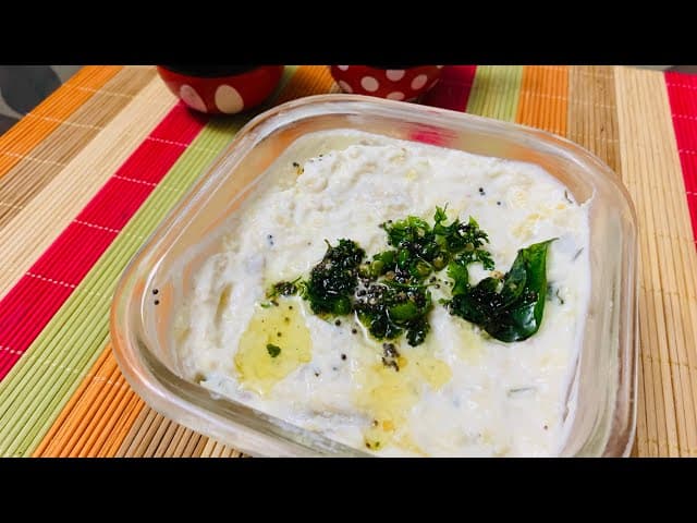 Raw Banana Raita Recipe