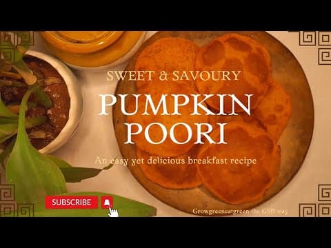 Bhoplyache Gharge Recipe (Maharashtrian Style Sweet Pumpkin Puris)