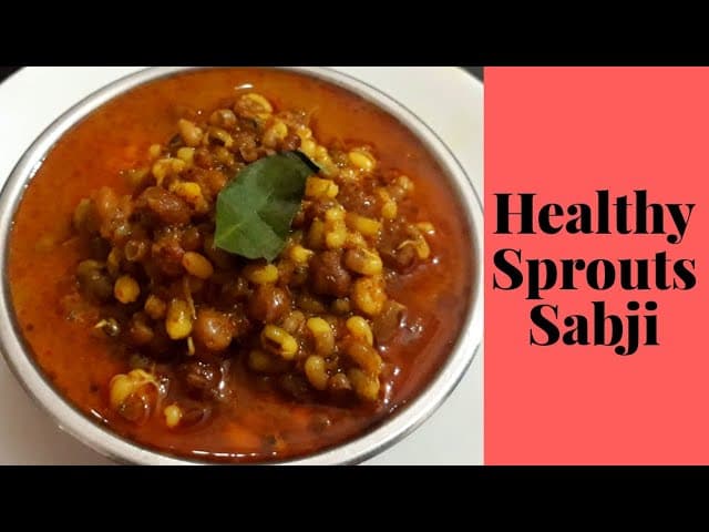 Mixed Sprouts Sabzi Recipe