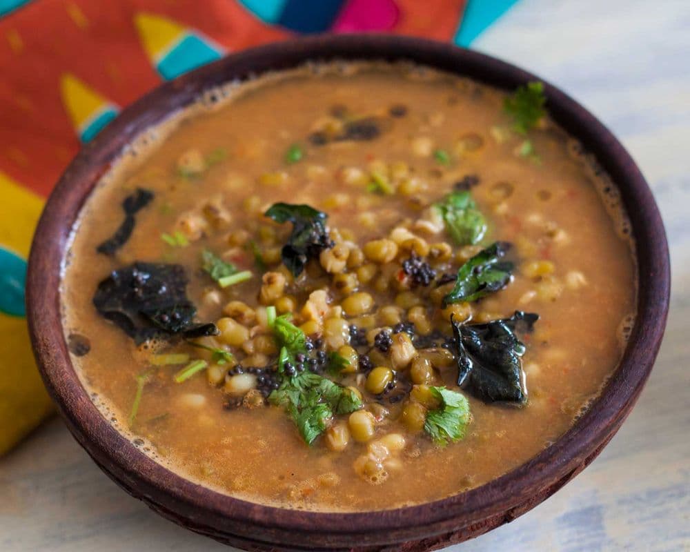 Shimla Mirchi Panchamrut Recipe | Konkani Capsicum Cashew Peanut Sabzi