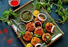 Moong Matar Kebab Recipe - Green Lentil And Peas Kebab