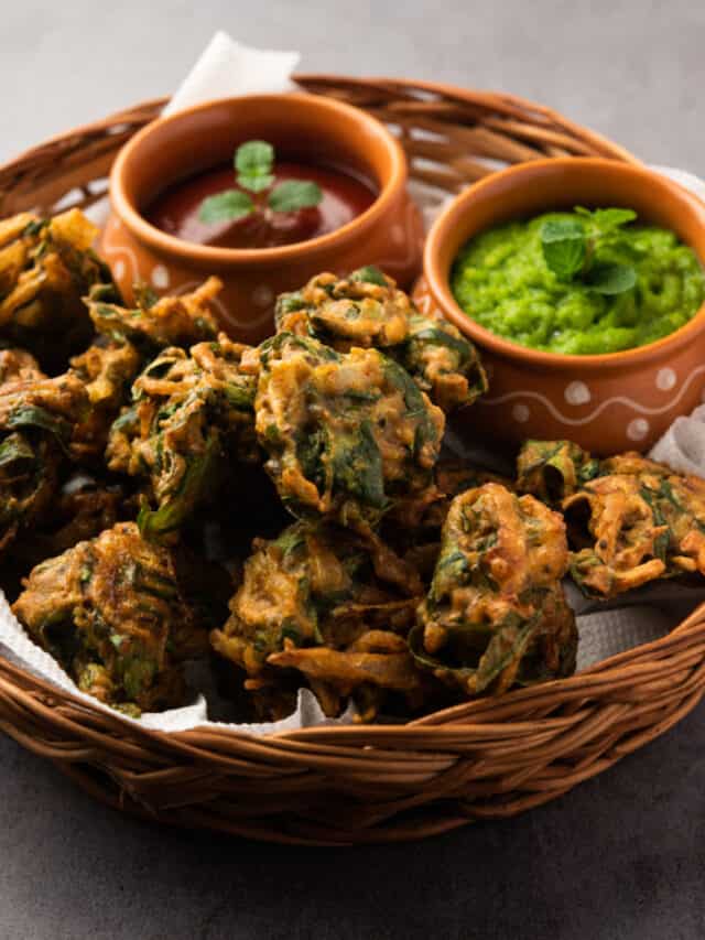 Palak Pakora Recipe