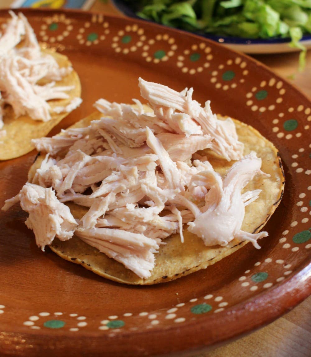 Mexican Chicken Tostadas Recipe