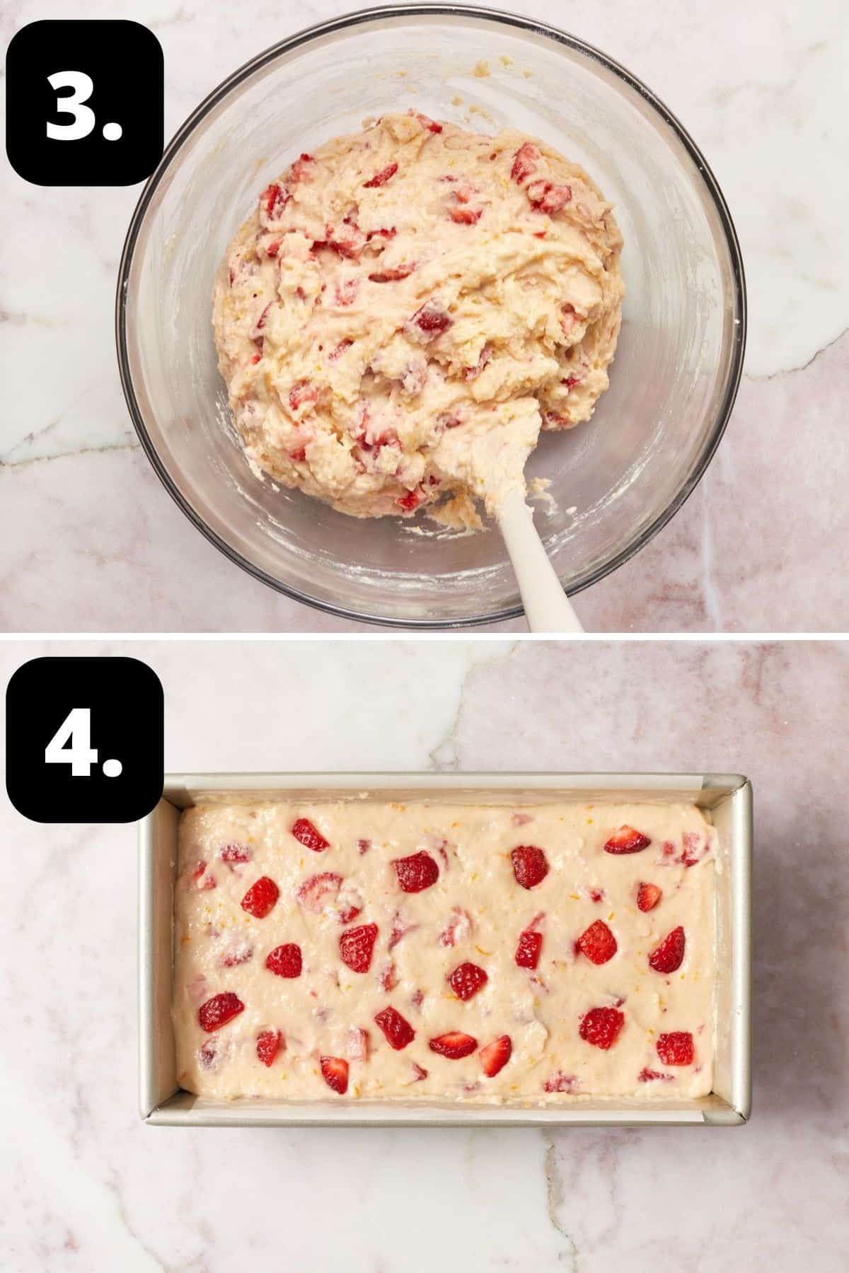 Strawberry Chocolate Loaf Cake Recipe