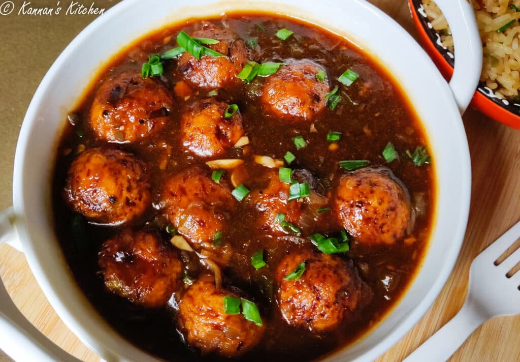 Soya Manchurian Gravy Recipe