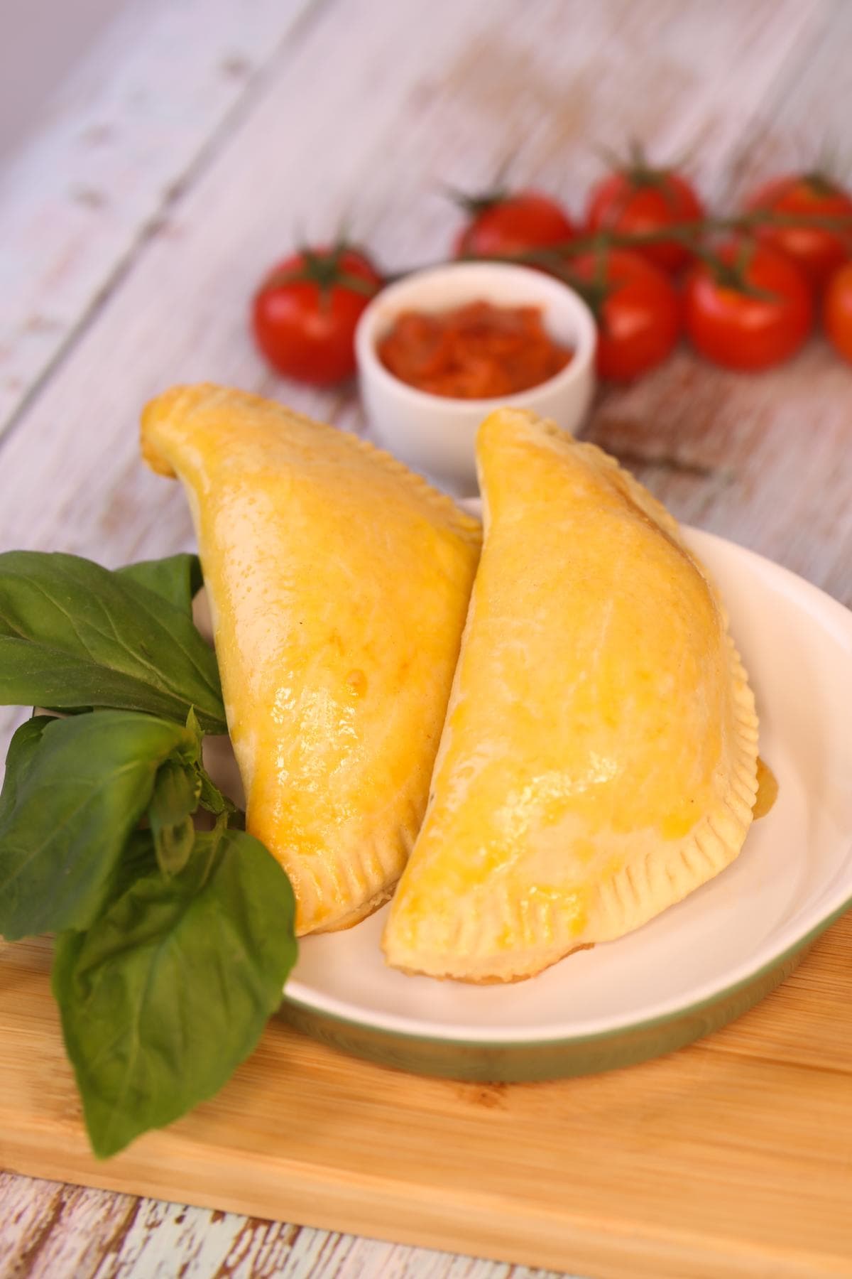 Caprese Empanada Recipe With Tomato Basil And Mozzarella