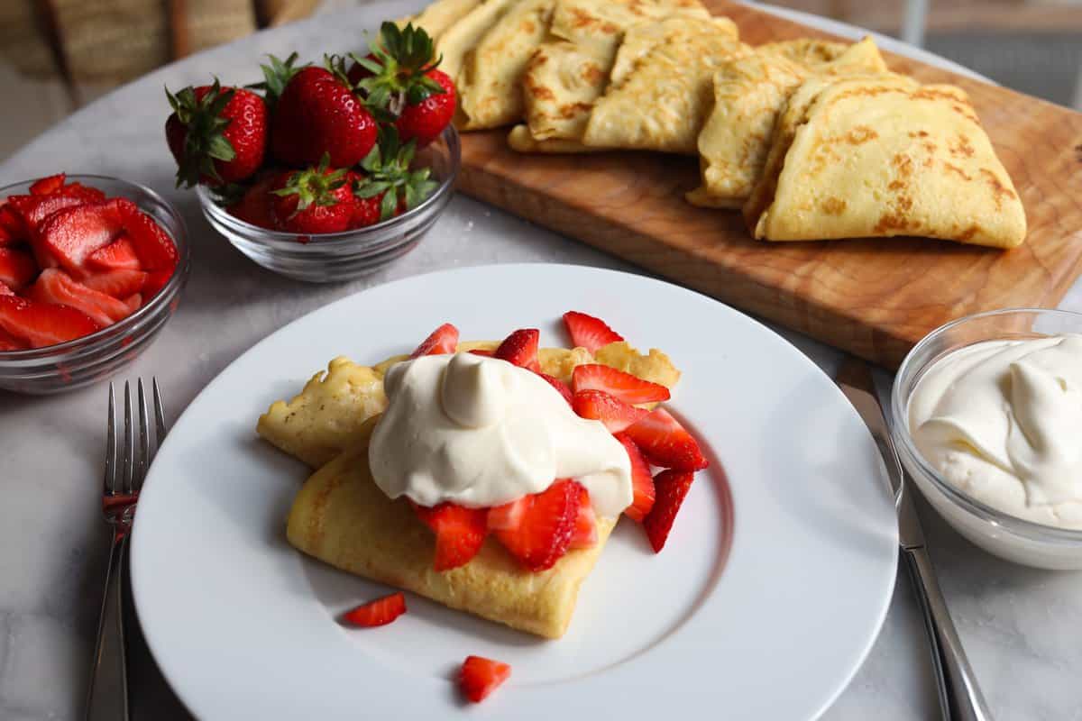 Homemade Whole Wheat Crepes Recipe