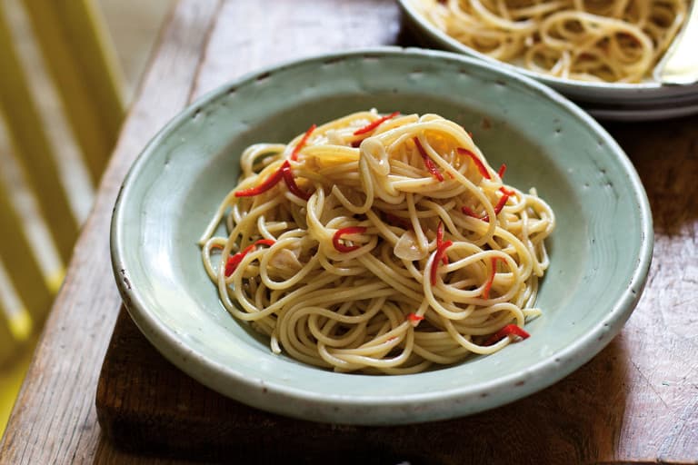 Cheese And Olive Spaghetti Recipe